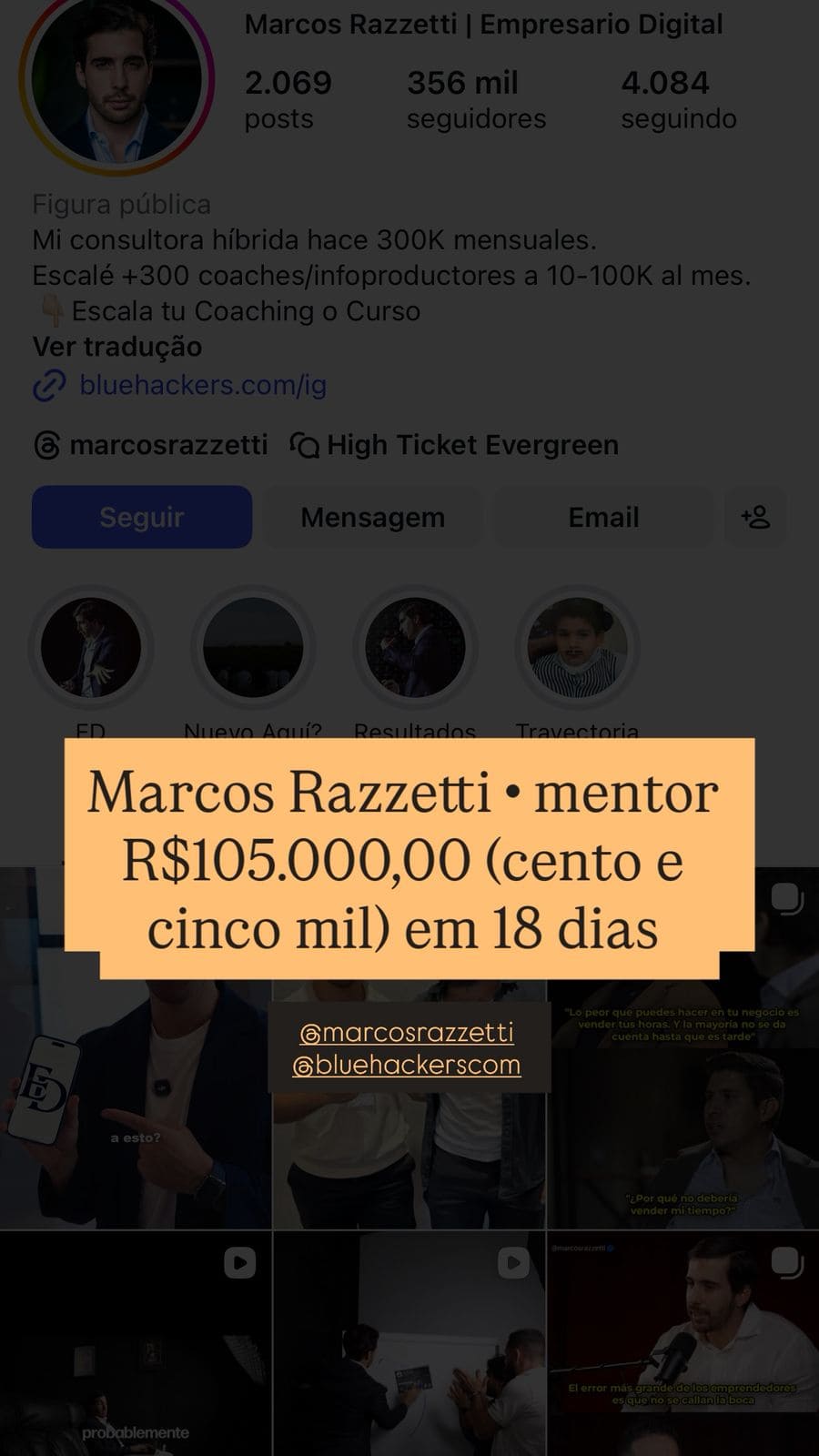 Marca pessoal de impacto